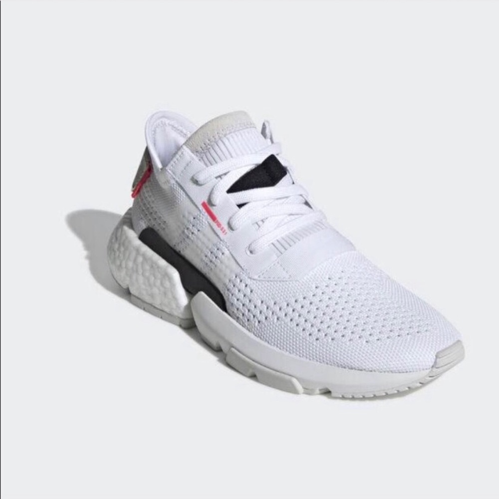 Adidas | NIB White Sneakers 5.5 Kids - Picture 1 of 8